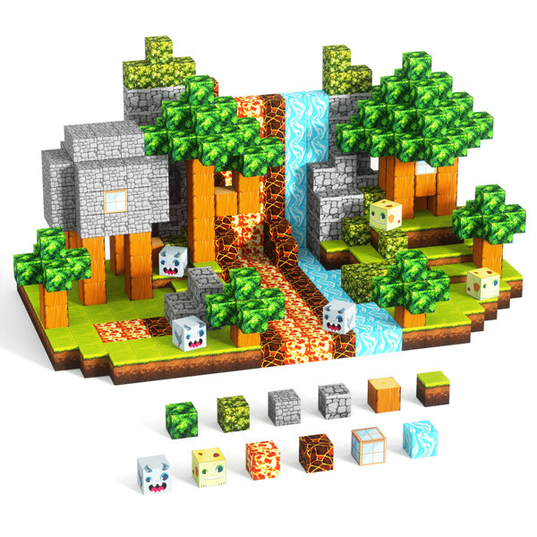 inQ Boutique - 100Pcs/Set Magnetic Building Blocks Children Kids Educational Toy Gift