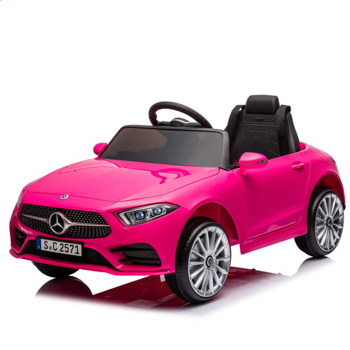 Orien Home - 12V Kids Ride On Car w/ Parents Remote Control,Licensed Mercedes-Benz CLS 350 for Kids,Four Wheel Suspension,Power Display,Music,Volume Control,LED Lights,MP3,USB/SD for Kids 37-95 months.