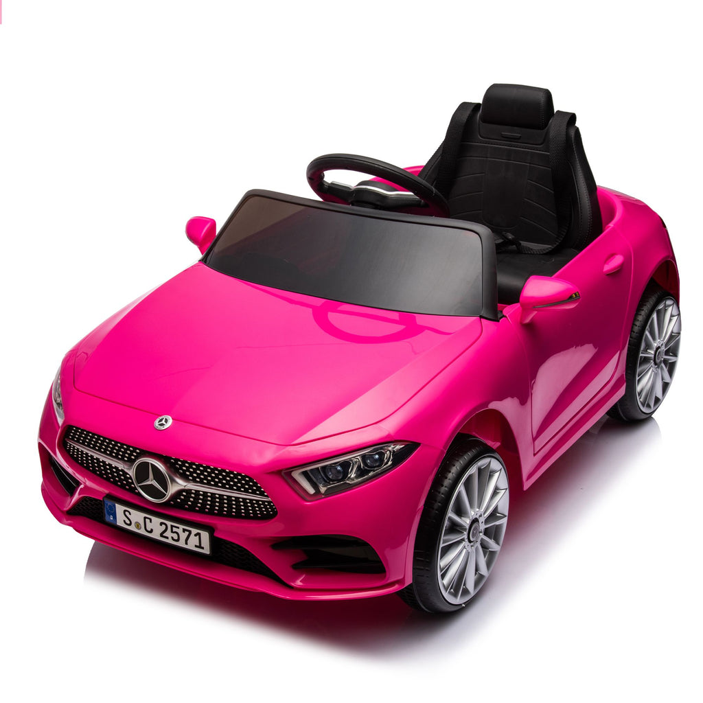 Orien Home - 12V Kids Ride On Car w/ Parents Remote Control,Licensed Mercedes-Benz CLS 350 for Kids,Four Wheel Suspension,Power Display,Music,Volume Control,LED Lights,MP3,USB/SD for Kids 37-95 months.