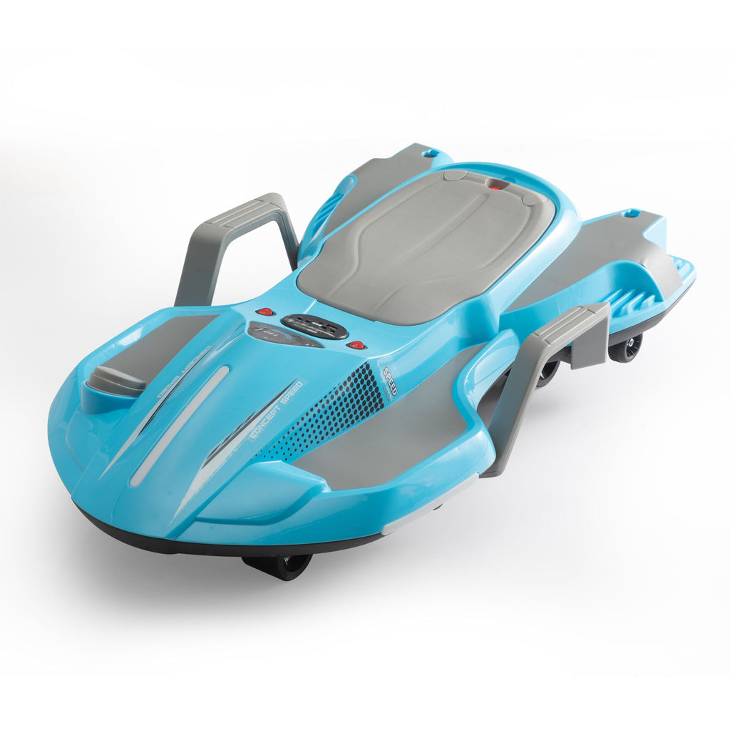 FX070 - Electric Kids Racing Car with Music and Lights, Blue
