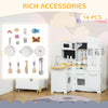 Orien Home - Large Play Kitchen with Full Set of Appliances for a Modern Day Pretend Kitchen, Tons of Storage, Corner Play Kitchen Set with Sound Effect, Educational Pretend Role Playset Game