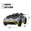 FX070 - 24V Battery Powered Ride On Car for Kids, Licensed Lamborghini, Remote Control Toy Vehicle with Music Player, LED Light, 2 Driving Modes