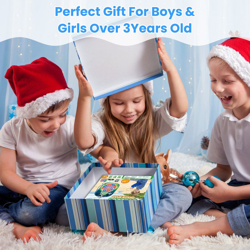 Eggracks by Global Phoenix - 5 in 1 Bean Bag Toss Game Toy Corn Hole Game Beanbag Toss Game Dart Board Game Loop Toss Game Outdoor Activities Party Backyard Games Set for Boys Girls Toddlers Kids