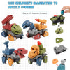 SHENGLONG - 5 Pack Dinosaur Take Part Toys for Boys Age 3+, Dinosaur Toys for Toddler