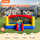 VEVOR Inflatable Bounce House, Outdoor High Quality Playhouse Trampoline, Jumping Bouncer with Blower, Slide, and Storage Bag, Family Backyard Bouncy Castle, for Kid Ages 3â€“10 Years, 177x173x80 inch