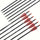 inQ Boutique - 31.5-inch targeted hunting arrows, suitable for compound, anti bending, and British longbows, with detachable tips (12pack)