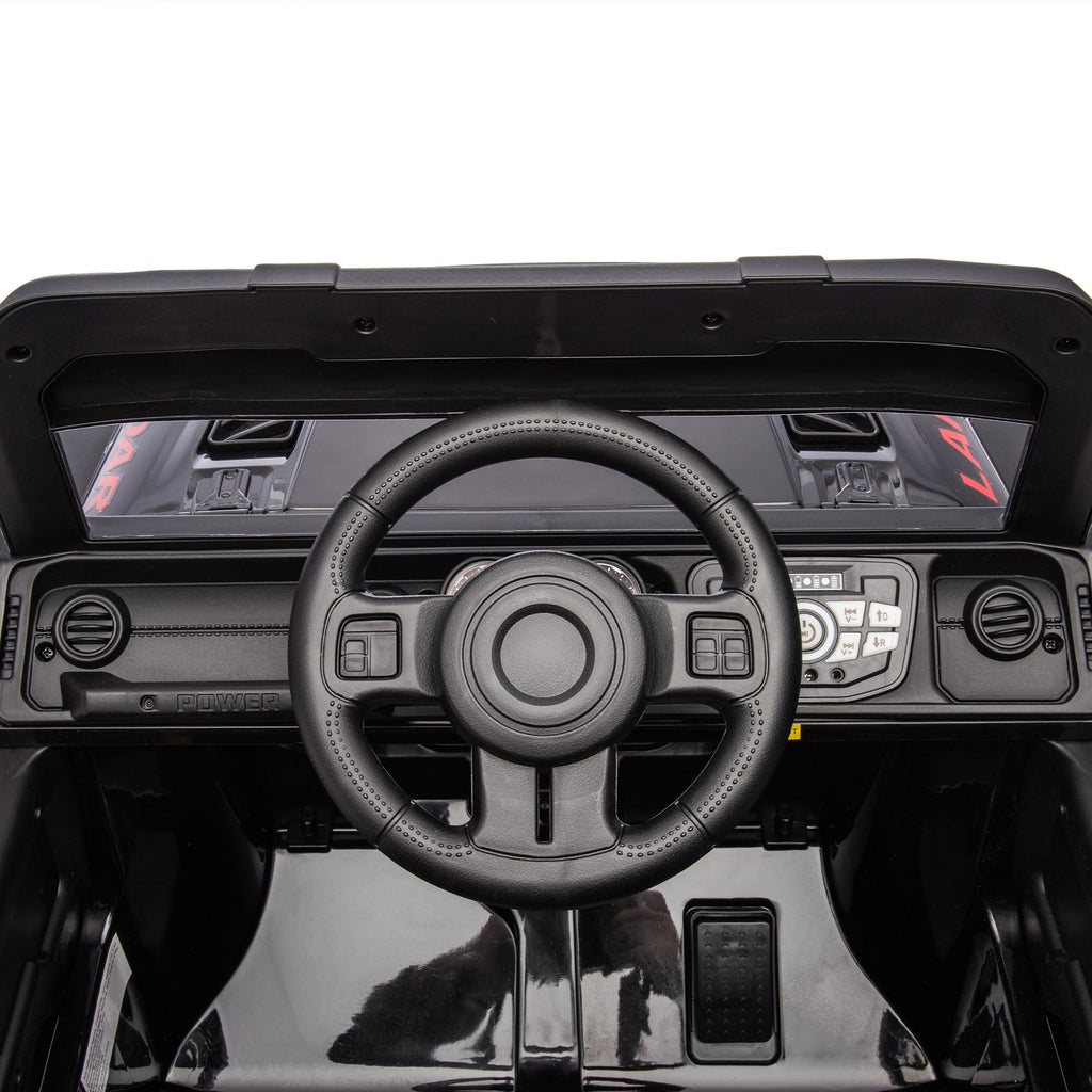 Yeah Depot - 24V Ride On Large PickUp Truck car for Kids,ride On 4WD Toys with Remote Control,Parents Can Assist in Driving,Bluetooth music version,Pickup truck design with spacious storage in the rear.