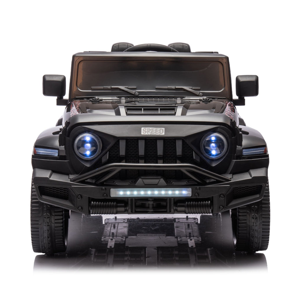 Yeah Depot - 24V Ride On Car for Kids Battery Powered Ride On 4WD Toys with Remote Control,Parents Can Assist in Driving,Music and Lights,Five-Point Safety Belt,Rocking chair mode for back-and-forth swinging