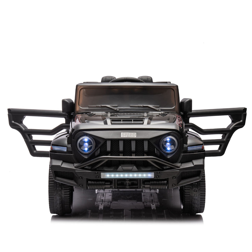 Yeah Depot - 24V Ride On Car for Kids Battery Powered Ride On 4WD Toys with Remote Control,Parents Can Assist in Driving,Music and Lights,Five-Point Safety Belt,Rocking chair mode for back-and-forth swinging