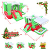 Yeah Depot - Christmas Jump 'n Slide Inflatable Bouncer for Kids Complete Setup with Blower - 80'' x 91'' Play Area - 55'' Tall
