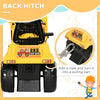 Yeah Depot - Kids Excavator Ride-on Pulling Cart with Sound Effects, Kids Digger Sit n Scoot Ride-on Toy for Toddler or Preschool Age with Under-Seat Storage, Treaded Wheels