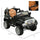 Yeah Depot - Kids Ride-on Car, Off-Road Truck with MP3 Connection, Working Horn, Steering Wheel, and Remote Control, 12V Motor, Black