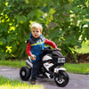 Yeah Depot - 6V Kids Motorcycle Ride-on Toy for Toddlers and Up to 5 Years Old, High-Traction Battery-Operated Ride-on Vehicle, Mini Motorbike for Kids, White