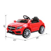 Yeah Depot - 6V Licensed Mercedes Benz AMG Electric Vehicle, Kid Ride on Car with Parental Remote Control ,MP3 Player Headlights Opening Doors for Children 3-8, Red
