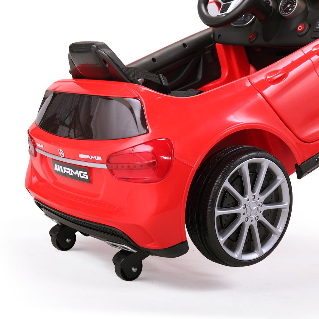 Yeah Depot - 6V Licensed Mercedes Benz AMG Electric Vehicle, Kid Ride on Car with Parental Remote Control ,MP3 Player Headlights Opening Doors for Children 3-8, Red