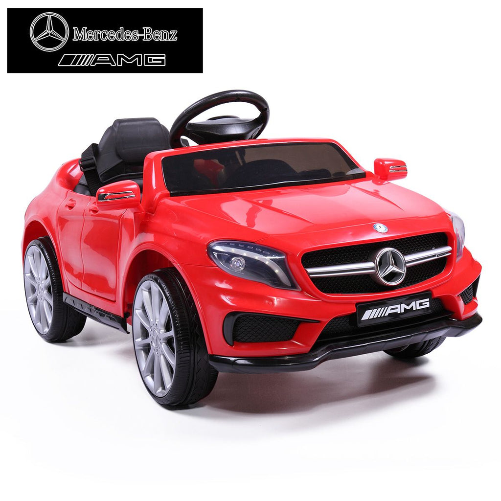 Yeah Depot - 6V Licensed Mercedes Benz AMG Electric Vehicle, Kid Ride on Car with Parental Remote Control ,MP3 Player Headlights Opening Doors for Children 3-8, Red