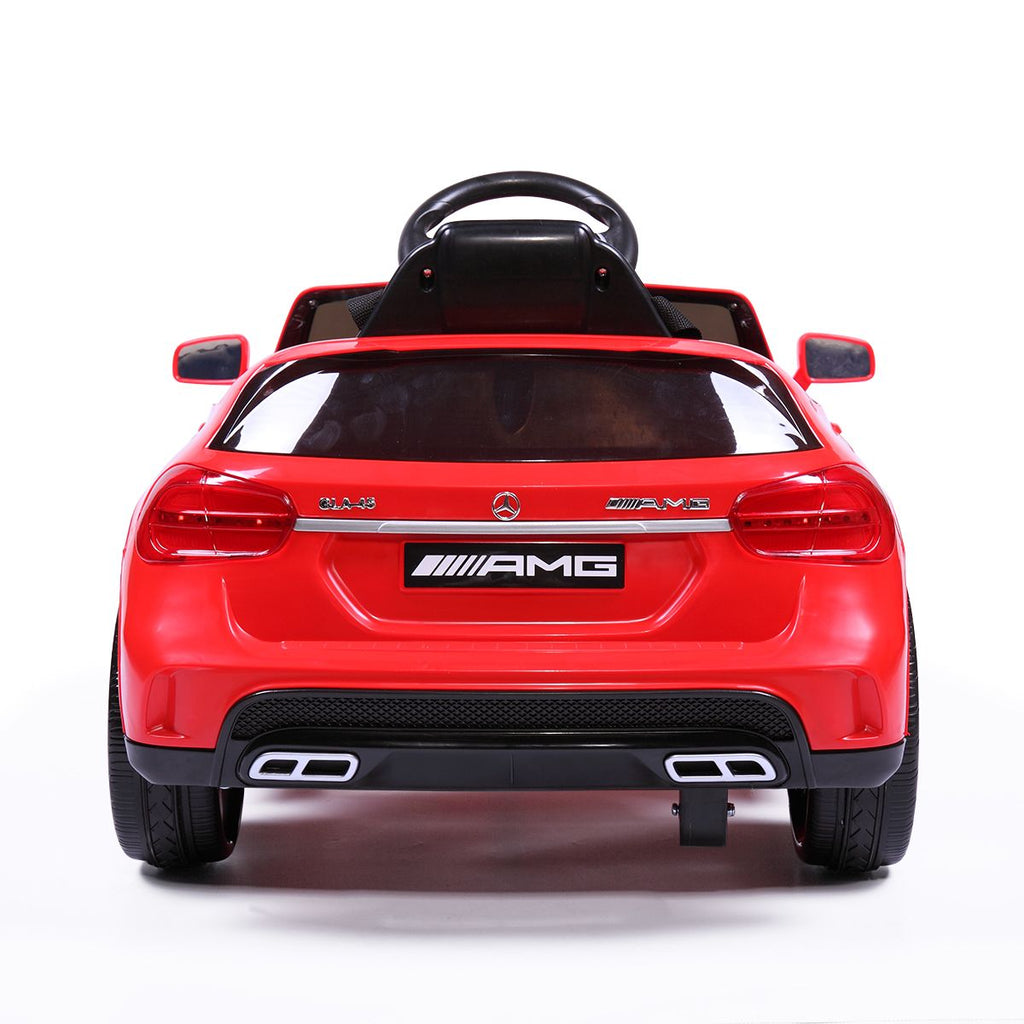 Yeah Depot - 6V Licensed Mercedes Benz AMG Electric Vehicle, Kid Ride on Car with Parental Remote Control ,MP3 Player Headlights Opening Doors for Children 3-8, Red