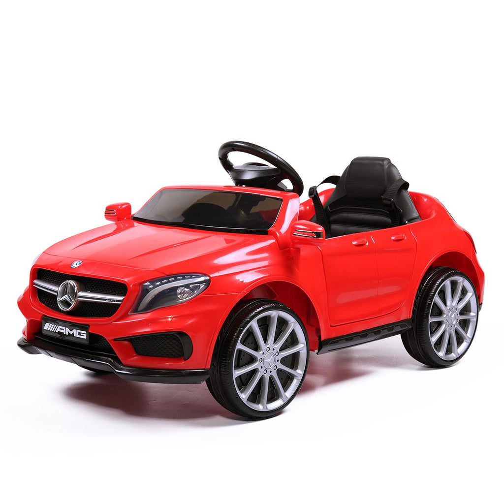 Yeah Depot - 6V Licensed Mercedes Benz AMG Electric Vehicle, Kid Ride on Car with Parental Remote Control ,MP3 Player Headlights Opening Doors for Children 3-8, Red