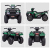 Yeah Depot - 12V Kids ATV Battery-Operated with AUX Port & USB, Kids 4 Wheeler with Tough Wear-Resistant Tread, Electric Four Wheeler Kids Ride on Car Electric Car, Green