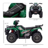 Yeah Depot - 12V Kids ATV Battery-Operated with AUX Port & USB, Kids 4 Wheeler with Tough Wear-Resistant Tread, Electric Four Wheeler Kids Ride on Car Electric Car, Green