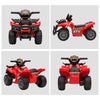 Yeah Depot - Kids Ride-on ATV Four Wheeler Car 6V Battery Powered Motorcycle with Music for 18-36 Months, Red