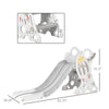 Yeah Depot - Kids Indoor Slide for Toddlers Ages 1.5-3, Small Toddler Slide, Space Toy Playset for Girls and Boys, Gray