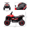Yeah Depot - 12V Kids ATV Quad Car with Forward & Backward Function, Four Wheeler for Kids with Wear-Resistant Wheels, Music, Electric Ride-on ATV for Toddlers Ages 3+ Years Old, Red