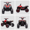 Yeah Depot - 12V Kids ATV Quad Car with Forward & Backward Function, Four Wheeler for Kids with Wear-Resistant Wheels, Music, Electric Ride-on ATV for Toddlers Ages 3+ Years Old, Red