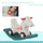 Yeah Depot - Kids 2 in 1 Rocking Horse & Sliding Car for Indoor & Outdoor Use w/ Detachable Base, Wheels, Smooth Materials, Grey and Green