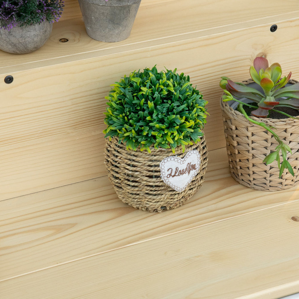 Yeah Depot - Hanging Balcony Table, Spruce Wood Foldable Railing Bar, Serving Table & Desk, Fits up to 3.9 Inches, Natural