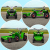 Yeah Depot - Kids ATV Quad Car with Back Trailer, 6V Kids Electric Car with Forward Backward Function, Wear-Resistant Wheels for Toddlers Ages 18-36 Months, Green