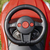Yeah Depot - Kids Ride On Push Car, Foot-to-Floor Walking Sliding Toy Car for Toddler with Working Horn, Music, Headlights and Storage, Red