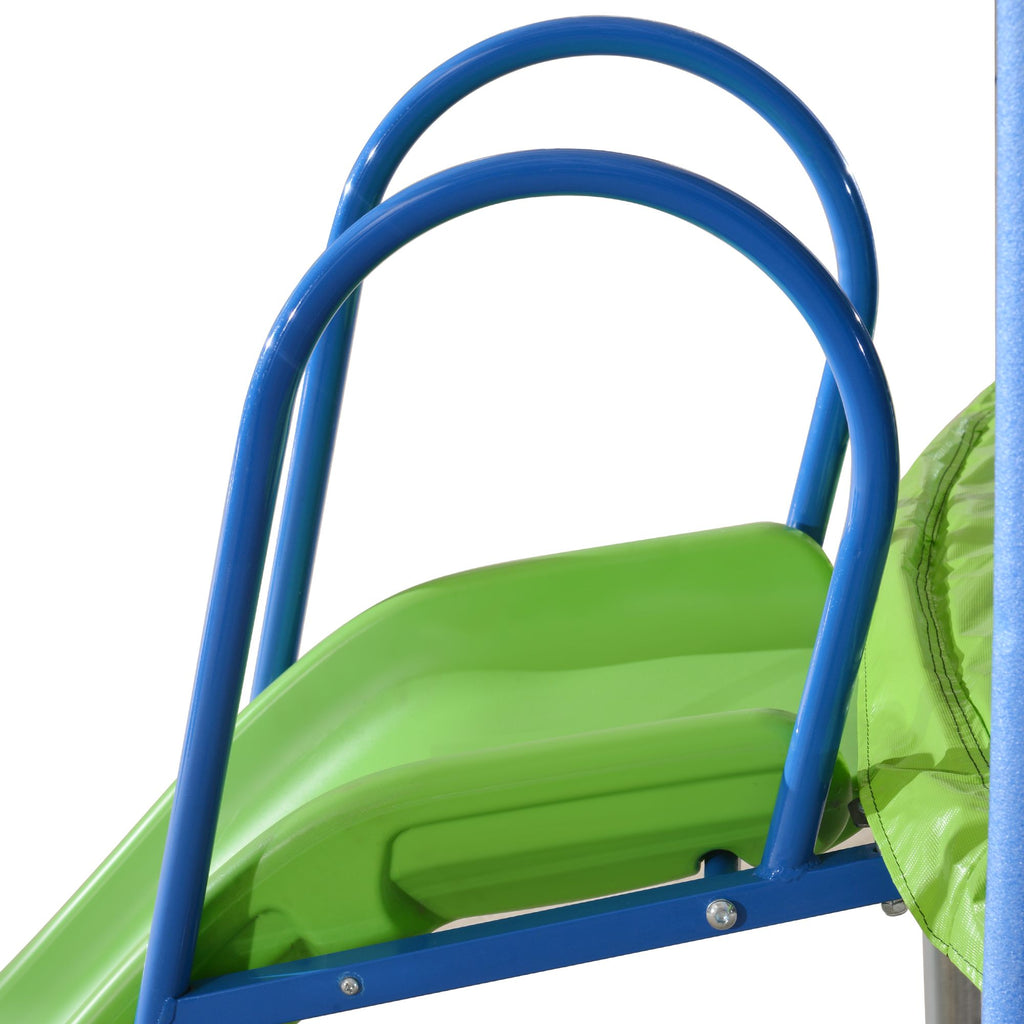 Yeah Depot - 12FT Trampoline with Slide and Swings, ASTM Approved Large Recreational Trampoline with Basketball Hoop and Ladder,Outdoor Backyard Trampoline with Net, Capacity for Kids and Adults