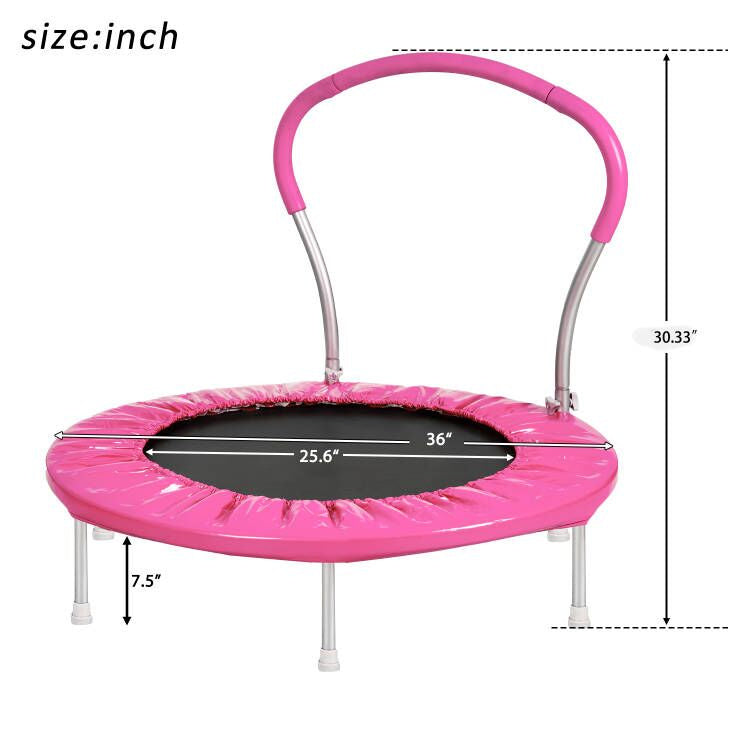 Yeah Depot - 36'' TRAMPOLINE WITH HANDLE(PI)-METAL