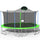 Yeah Depot - 16FT Trampoline for Adults & Kids with Basketball Hoop, Outdoor Trampolines w/Ladder and Safety Enclosure Net for Kids and Adults