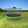 Yeah Depot - 16FT Trampoline with Slide , Outdoor Trampoline for Kids and Adults with Enclosure Net and Ladder,football goal,backboard