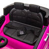 Yeah Depot - 12V Kids Ride On SUV Cop Car with Remote Control, Siren Sounds Alarming Lights, Music Story - Rose Red