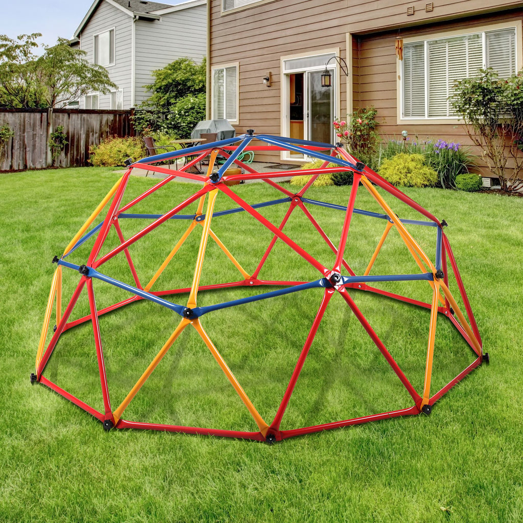 Yeah Depot - Children Climbing Frame, Universal Exercise Dome Climber, Monkey Bars, Play Center Outdoor Playground For Fun