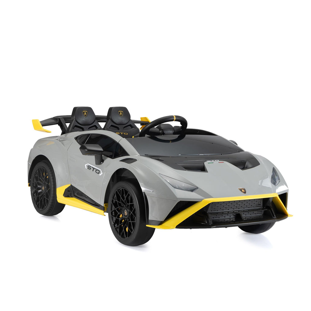 Yeah Depot - 24V Battery Powered Ride On Car for Kids, Licensed Lamborghini, Remote Control Toy Vehicle with Music Player, LED Light, 2 Driving Modes