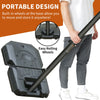 Yeah Depot - Portable Basketball Hoop Height Adjustable basketball hoop stand 6.5ft - 10ft with 44 Inch Backboard and Wheels for Adults Teens Outdoor Indoor