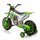 Yeah Depot - 12V Kids Ride on Toy Motorcycle, Electric Motor Toy Bike with Training Wheels for Kids 3-6, Green