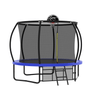 Yeah Depot - 10FT Pumpkin Trampoline, Outdoor Trampoline with Basketball Hoop, Enclosure Net and Ladder