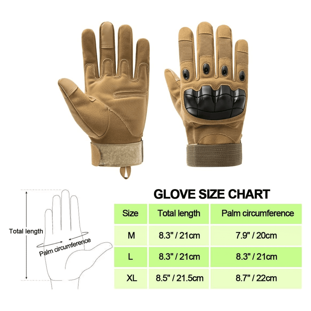 JupiterGear Unisex Airsoft Sports Gloves with Touchscreen Fingertip Capability