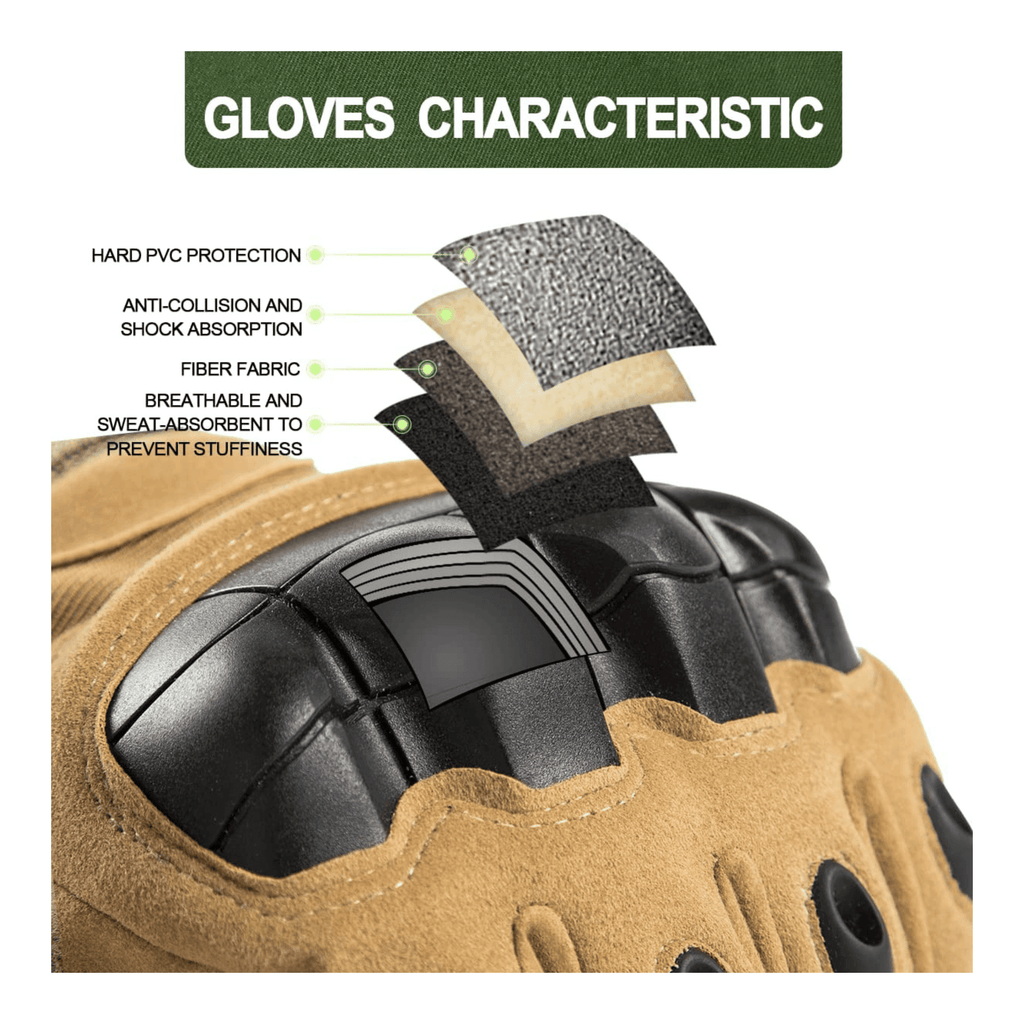 JupiterGear Unisex Airsoft Sports Gloves with Touchscreen Fingertip Capability