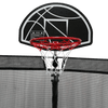 Yeah Depot - 15FT Trampoline with Basketball Hoop - Recreational Trampolines with Ladder ,Shoe Bag and Galvanized Anti-Rust Coating