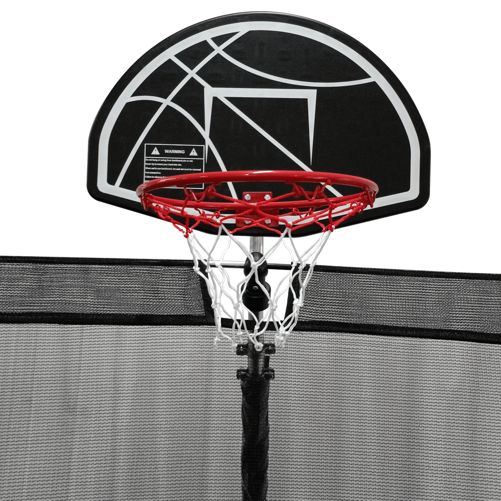 Yeah Depot - 15FT Trampoline with Basketball Hoop - Recreational Trampolines with Ladder ,Shoe Bag and Galvanized Anti-Rust Coating