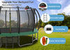 Yeah Depot - 15FT Trampoline with Basketball Hoop - Recreational Trampolines with Ladder ,Shoe Bag and Galvanized Anti-Rust Coating