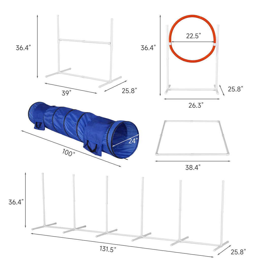 Yeah Depot - 6Pack Dog Agility Training Equipment Set