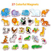 Little World - 27 Fridge Magnets for Toddlers Refrigerator Magnets for Toddlers from 3 yo Animal Baby Magnets