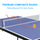 Yeah Depot - Table Tennis Table Midsize Foldable & Portable Ping Pong Table Set with Net and 2 Ping Pong Paddles for Indoor Outdoor Game